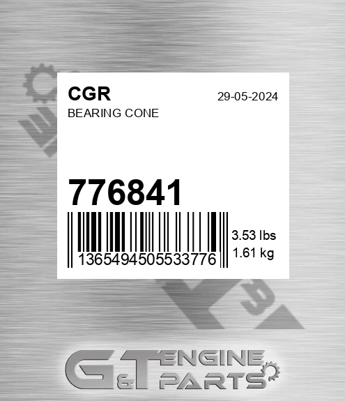 776841 CGR Bearing Cone