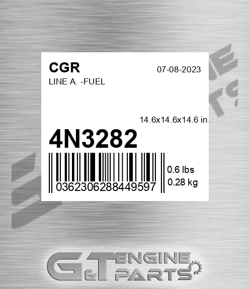 4N3282 CGR Line A. -fuel