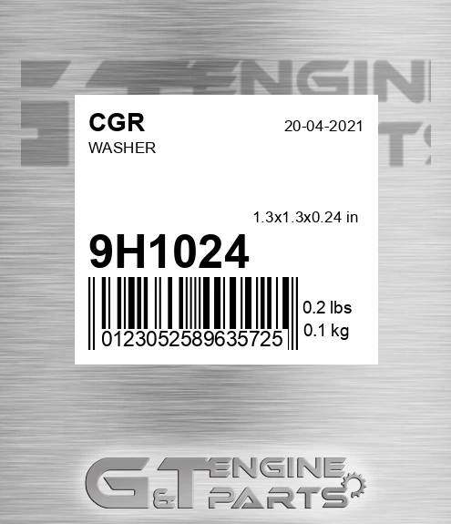 9H1024 Washer