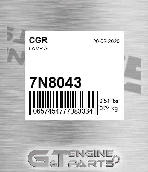 7N8043 Lamp A