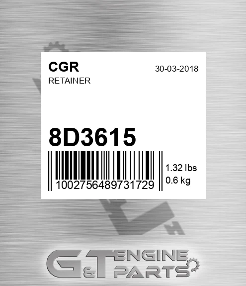 8D3615 Retainer
