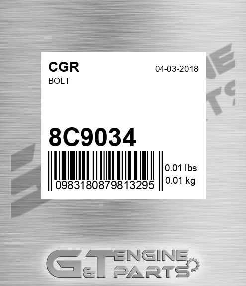 8C9034 Bolt