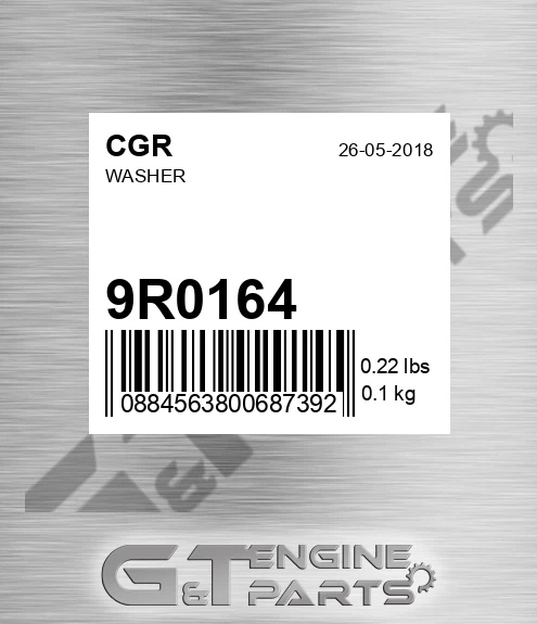 9R0164 Washer for CGR