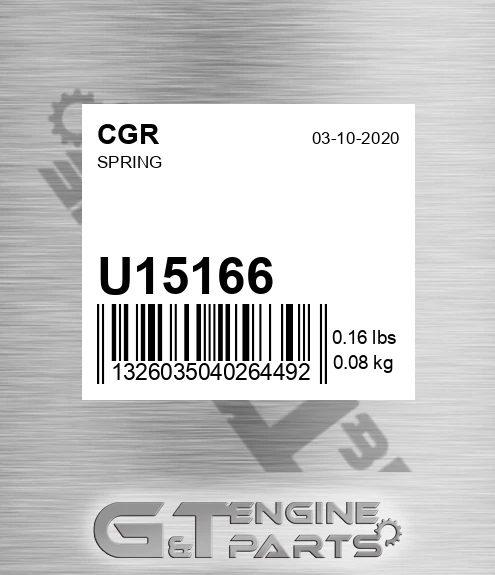 U15166 Spring