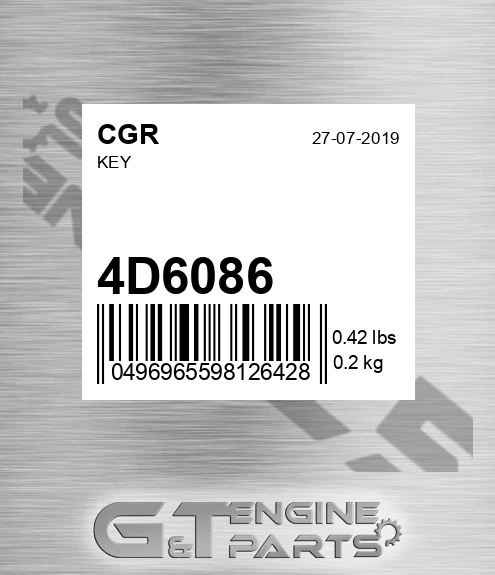 4D6086 CGR Key