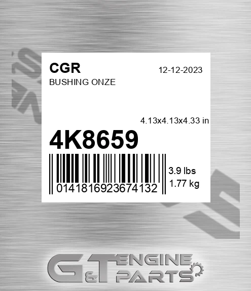 4K8659 CGR Bushing Onze