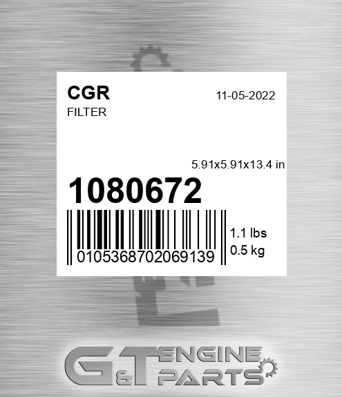 1080672 CGR Filter