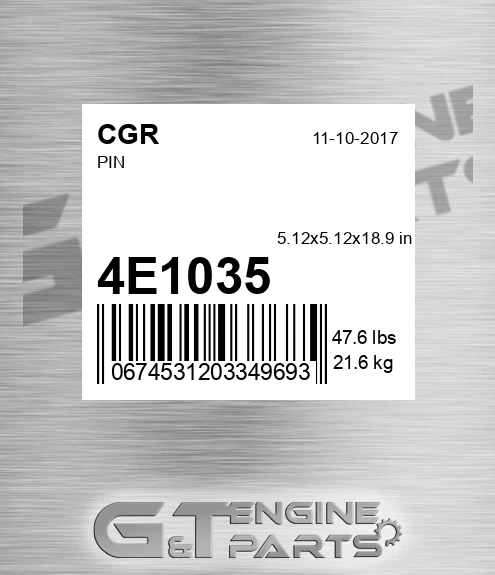 4E1035 CGR Pin