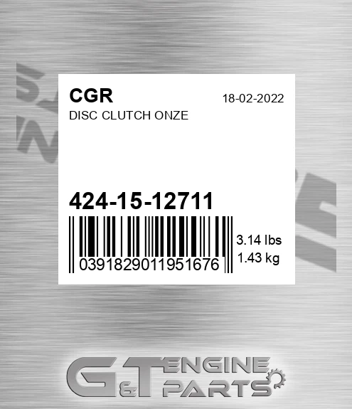 424-15-12711 Disc Clutch Onze
