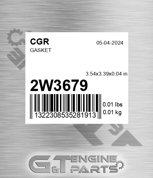 2W3679 CGR Gasket