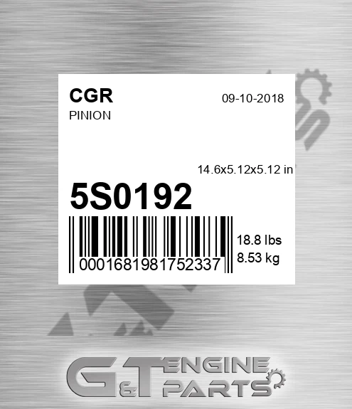 5S0192 Pinion