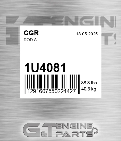 1U4081 CGR Rod A.