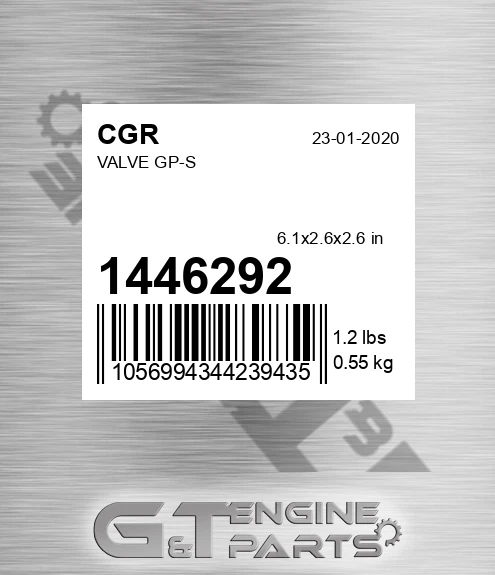 1446292 CGR Valve Gp-s