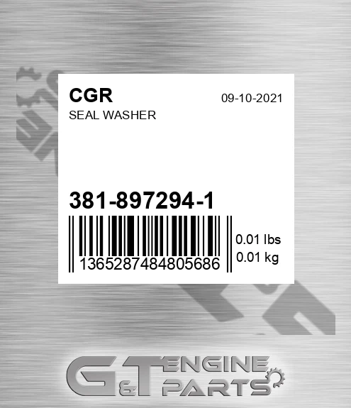 381-897294-1 Seal Washer for CGR