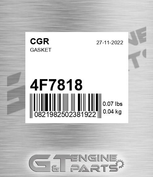 4F7818 Gasket