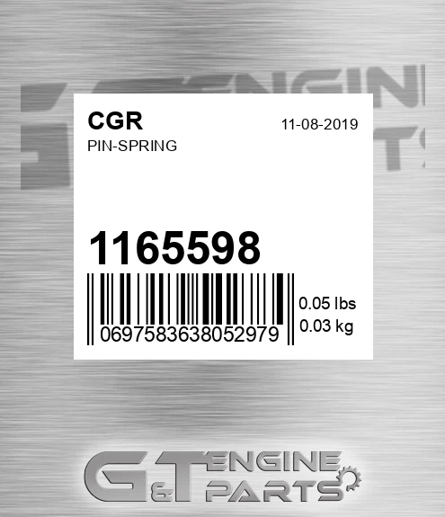 1165598 Pin-spring