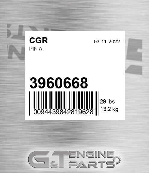 3960668 Pin A.