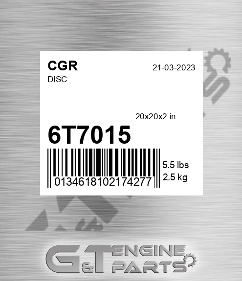 6T7015 Disc