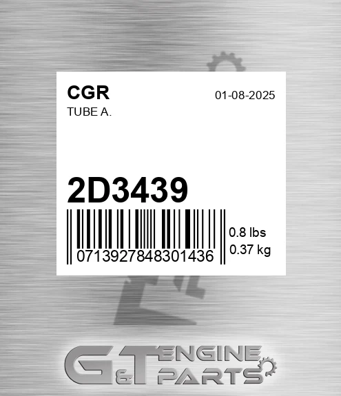 2D3439 Tube A.