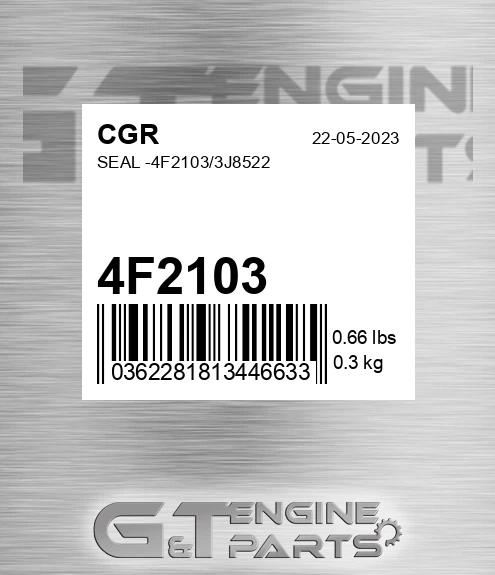 4F2103 CGR Seal -/3j8522