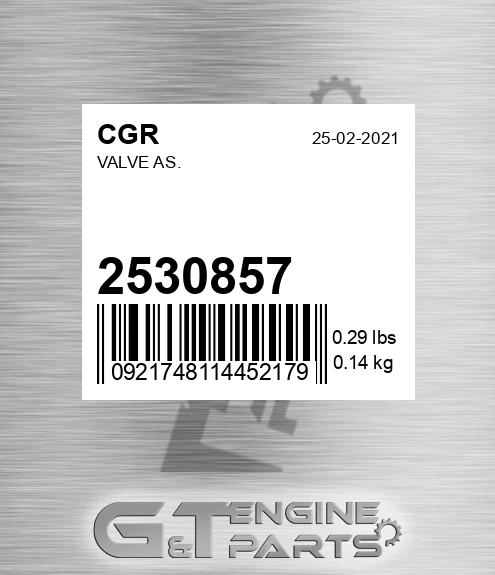 2530857 Valve As.
