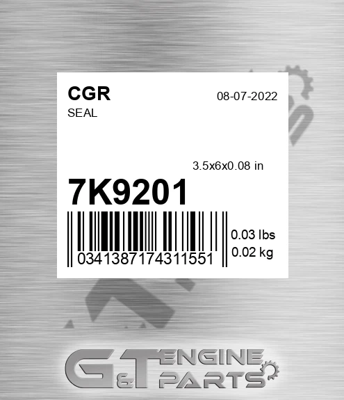 7K9201 Seal
