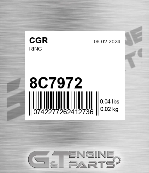 8C7972 CGR Ring