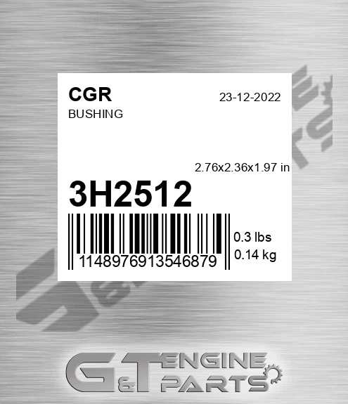 3H2512 Bushing
