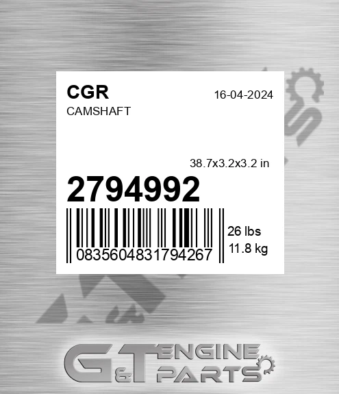 2794992 Camshaft
