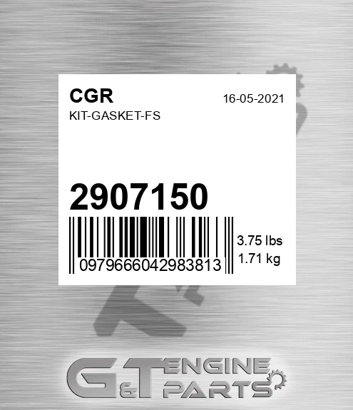 2907150 Kit-gasket-fs