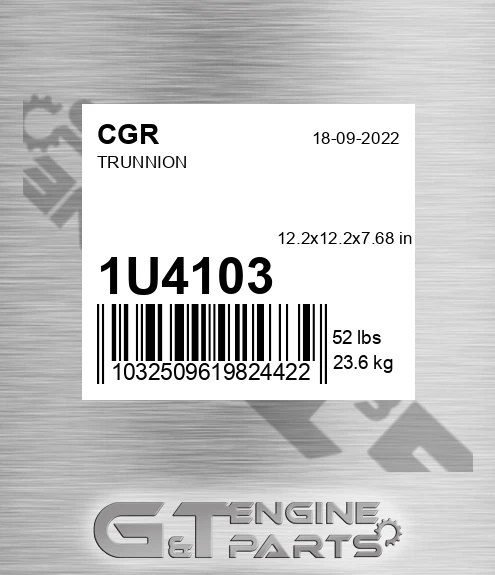 1U4103 CGR Trunnion