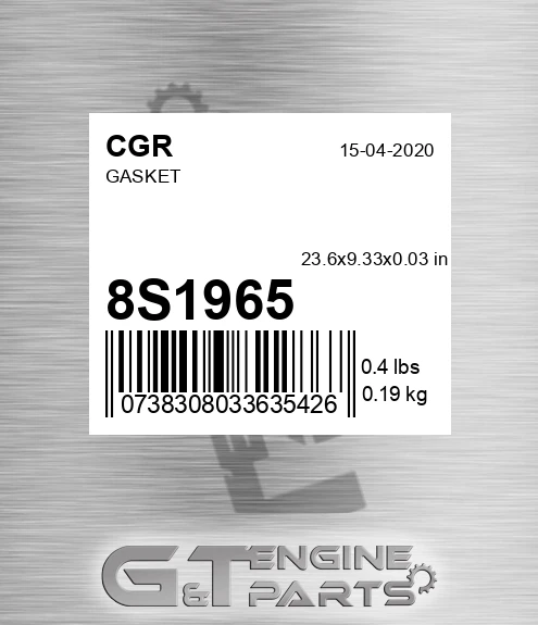 8S1965 Gasket