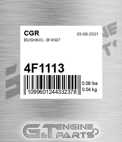 4F1113 Bushing -3f4597