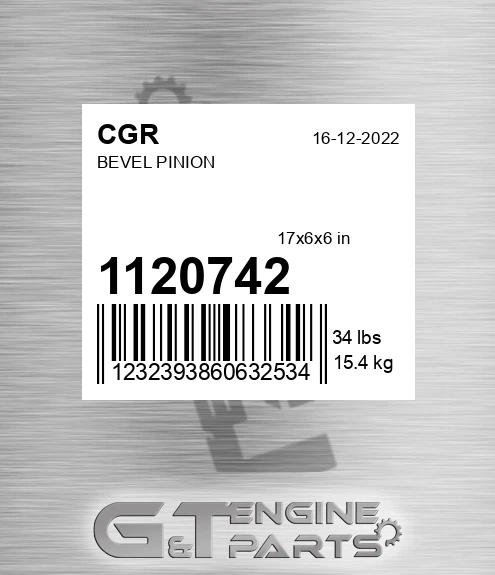 1120742 Bevel Pinion