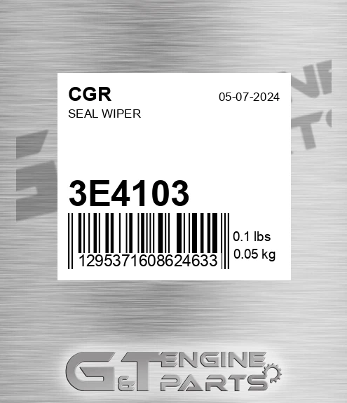 3E4103 CGR Seal Wiper
