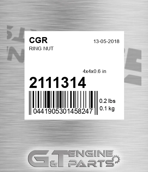 2111314 Ring Nut for CGR