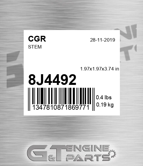 8J4492 CGR Stem