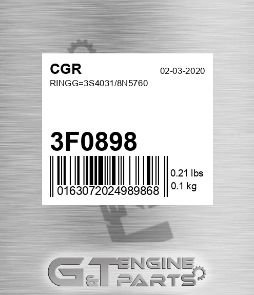 3F0898 CGR Ringg=3s4031/8n5760