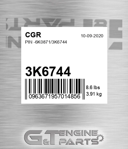 3K6744 CGR Pin -6k0871/
