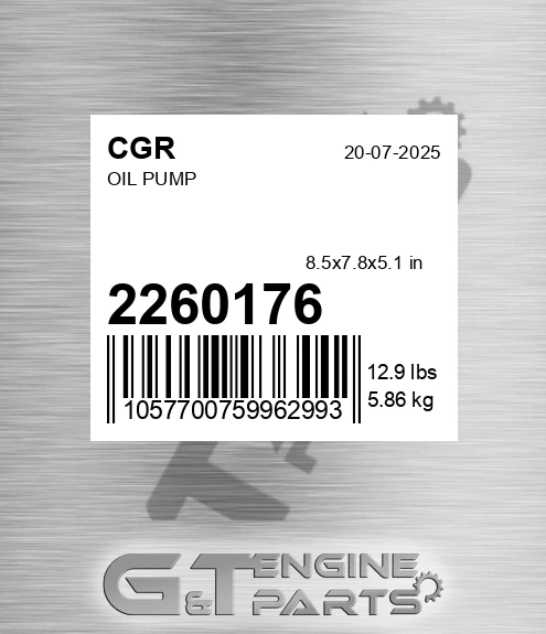 2260176 Oil Pump