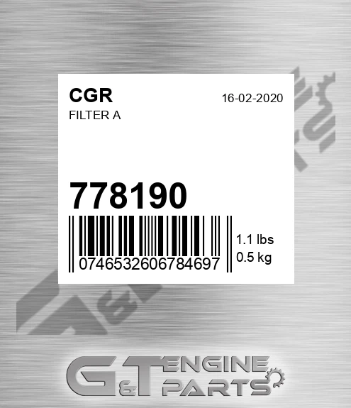 778190 Filter A