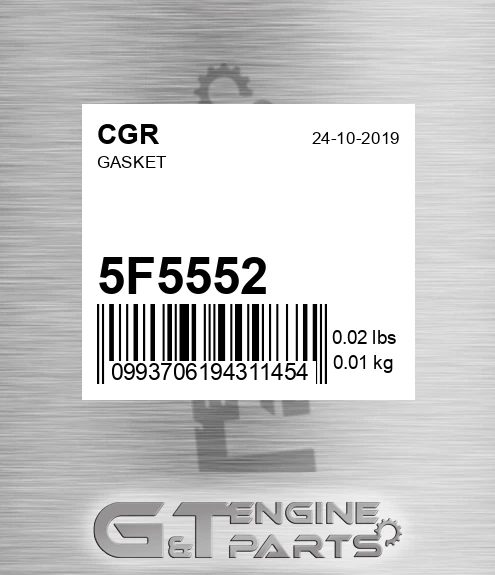 5F5552 Gasket