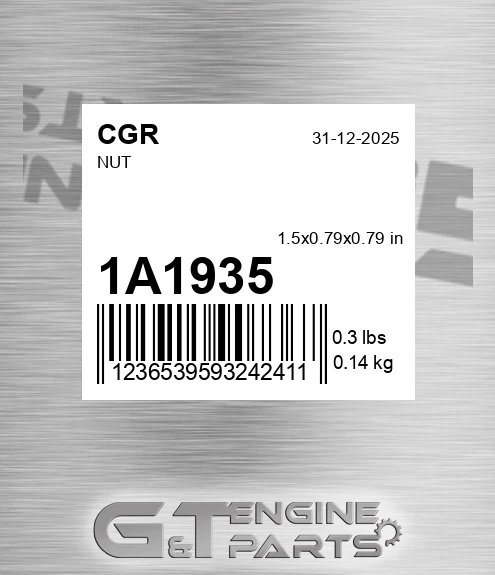 1A1935 CGR Nut