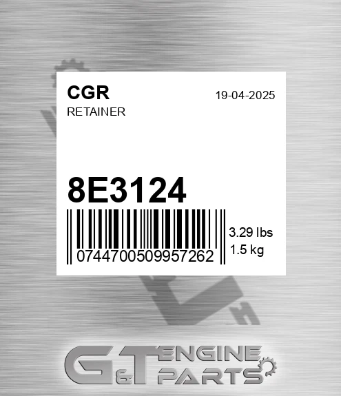 8E3124 Retainer