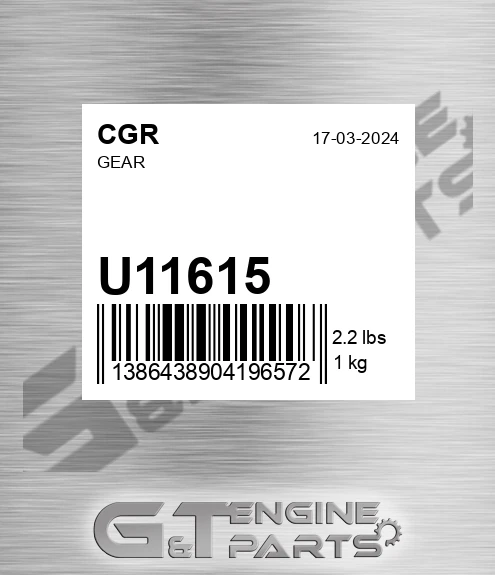 U11615 CGR Gear