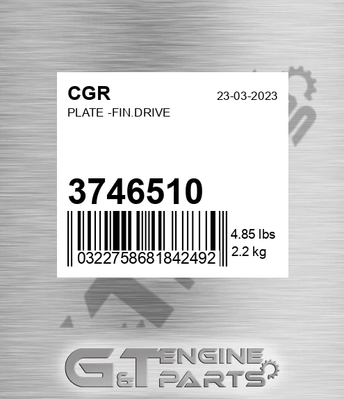3746510 Plate -fin.drive