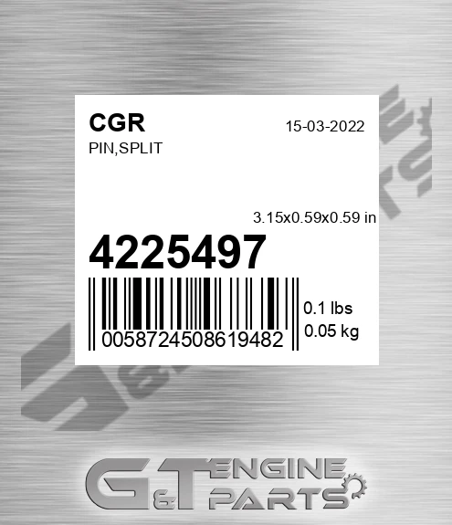 4225497 Pin,split