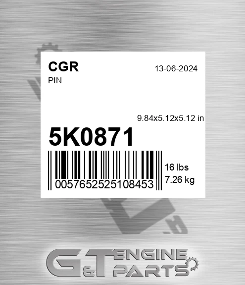 5K0871 Pin