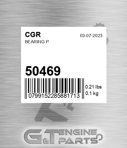 50469 CGR Bearing P