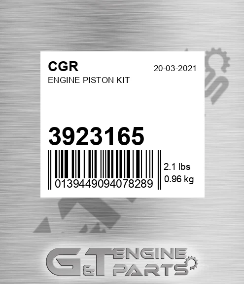 3923165 CGR Engine Piston Kit